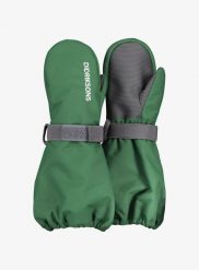 Rękawiczki dziecięce Didriksons Biggles Mittens. Zielone rękawiczki dziecięce Didriksons, bez wzorów, z syntetyku. Za 80.29 zł.