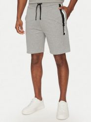 BOSS Szorty sportowe Authentic 50540630 Szary Regular Fit. Szare krótkie spodenki sportowe męskie Boss, l, bez wzorów, z bawełny. Za 209.99 zł.