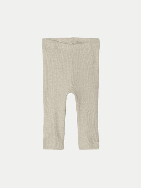 NAME IT Legginsy 13198040 Beżowy Regular Fit. Brązowe legginsy dla dziewczynek Name it, bez wzorów, z bawełny. Za 29.99 zł.