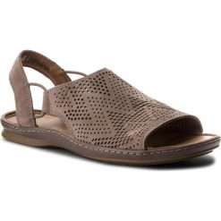 Sandały CLARKS - Sarla Cadence 261322534 Grey Nubuck. Klapki damskie marki Clarks. W wyprzedaży za 199.00 zł.