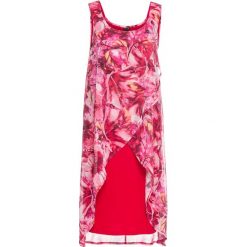Sukienka z kwiatowym nadrukiem bonprix czerwony z nadrukiem. Sukienki damskie marki bonprix. Za 59.99 zł.