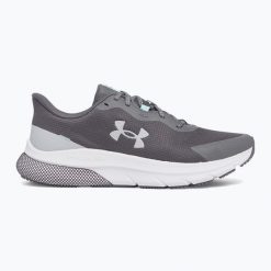 Buty do biegania męskie Under Armour Hovr Turbulence 2 RS castlerock/modmod. Szare buty sportowe męskie Under Armour, bez zapięcia, do biegania. Za 229.99 zł.