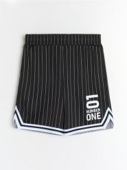 Szorty comfort basketball - czarny. Czarne szorty męskie Sinsay, l, bez wzorów. Za 39.99 zł.