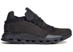 Buty do chodzenia damskie On Running Cloudnova Czarne. Czarne obuwie sportowe damskie On Running, bez wzorów, z gumy, trekkingowe. Za 791.75 zł.
