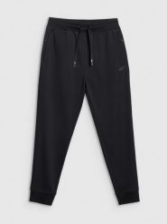 4F Spodnie dresowe joggery męskie - czarne 3XL. Czarne spodnie sportowe męskie 4f, m, bez wzorów, z dresówki, na fitness i siłownię. Za 149.99 zł.