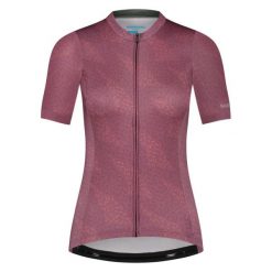 Damska koszulka z krótkim rękawem COLORE, matowy róż. Czerwone koszulki sportowe damskie Shimano, m, bez wzorów, z dżerseju, bez kołnierzyka, bez ramiączek, rowerowe. Za 269.90 zł.