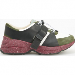 Sportowe buty ze skóry ReDesign - Wielobarwn. Szare obuwie sportowe damskie Reserved, ze skóry. Za 299.99 zł.