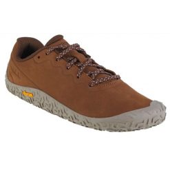 Buty Merrell Vapor Glove 6 Ltr W J067890 brązowe. Brązowe obuwie sportowe damskie bez wzorów, z gumy. Za 674.58 zł.