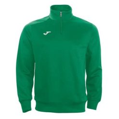 Bluza piłkarska męska Joma Faraon. Zielone bluzy sportowe męskie Joma, m, bez wzorów, bez kaptura, do piłki nożnej. Za 252.00 zł.