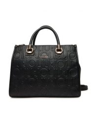 Liu Jo Torebka Ecs M Satchel AF5008 E0538 Czarny. Czarne torebki do ręki damskie Liu Jo, bez wzorów, ze skóry, bez dodatków. Za 759.99 zł.