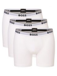 BOSS Obcisłe bokserki pakowane po 3 szt. Mężczyźni Bawełna biały, XL. Białe bokserki męskie Boss, m, bez wzorów, z bawełny. Za 219.95 zł.
