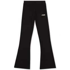 Legginsy dziewczęce Fila Mariette. Czarne legginsy dla dziewczynek Fila, bez wzorów, z materiału. Za 154.50 zł.
