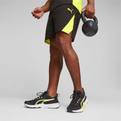Spodenki Puma Fit Ultrabreathe 7 Woven Short, Mężczyźni. Czarne buty sportowe męskie Puma, z poliesteru, bez zapięcia, na fitness i siłownię. Za 290.00 zł.