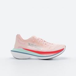 Buty do biegania damskie Kiprun KD900X LD2. Czerwone obuwie sportowe damskie KIPRUN, bez wzorów, do biegania. W wyprzedaży za 499.99 zł.