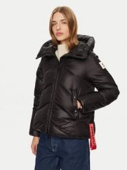 After Label Kurtka puchowa Helsinki A00042 Czarny Regular Fit. Czarne kurtki damskie After Label, xl, bez wzorów, z puchu, bez kaptura. Za 1,849.00 zł.