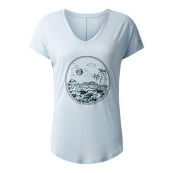Koszulka Damska Serene Wave. Niebieskie koszulki sportowe damskie Dare 2b, xl, bez wzorów, sportowe, bez kołnierzyka. Za 45.99 zł.