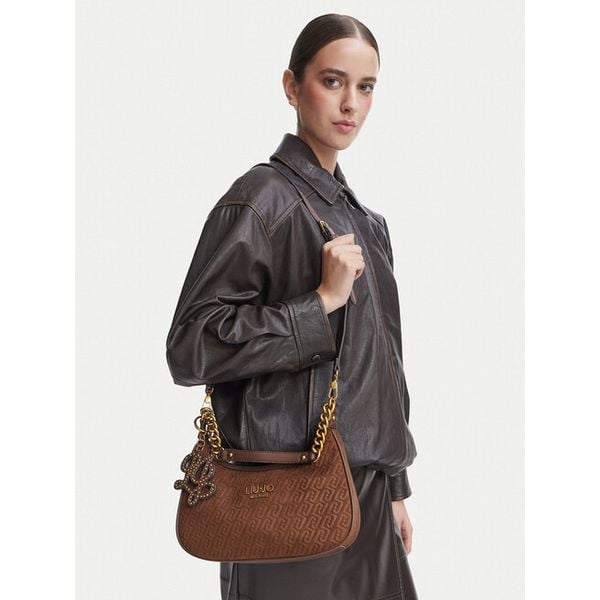 Torebka Liu Jo. Brązowe torebki do ręki damskie Liu Jo, bez wzorów, klasyczne, bez dodatków. Za 499.99 zł.