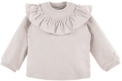Bluza beżowa dresowa karczek dla dziewczynki Simply Comfy Eevi 104. Brązowe bluzy dla dziewczynek Eevi, bez wzorów, z dresówki, bez ramiączek, bez kaptura. Za 60.52 zł.