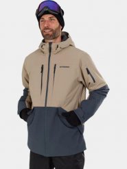 Kurtka Narciarska Męska Fundango Baily ECO Allmtn. Czarne kurtki snowboardowe męskie Fundango, m, bez wzorów, z materiału, długie, bez kaptura, narciarskie. Za 499.00 zł.