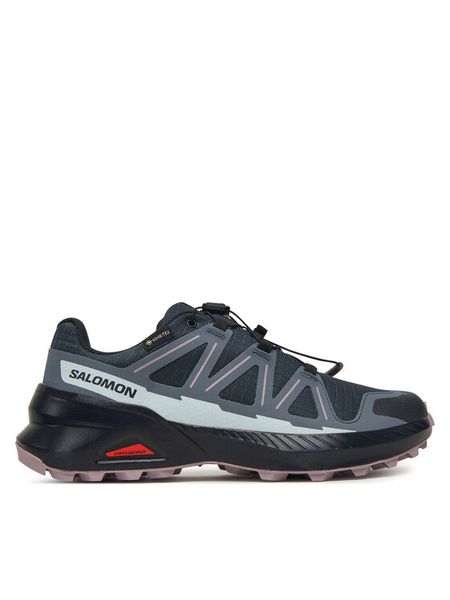 Salomon Buty do biegania Speedcross Peak Gore-Tex L47790700 Granatowy. Niebieskie obuwie sportowe damskie Salomon, bez wzorów, z gore-texu, do biegania. Za 399.99 zł.