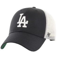 Męska czapka z daszkiem 47 Brand MLB LA Dodgers Cap. Czarne czapki i kapelusze męskie 47 Brand, bez wzorów, z bawełny, sportowe. Za 79.99 zł.