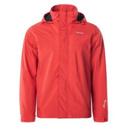 Kurtka męska Softshell Hi-Tec Oscar - czerwona, Rozmiar XL. Czerwone buty sportowe męskie Hi-tec, z materiału, bez zapięcia, trekkingowe. Za 149.99 zł.