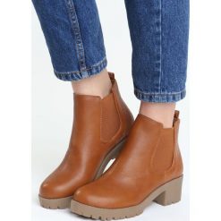 Camelowe Botki Compliance. Botki damskie marki R.Polański. Za 64.99 zł.