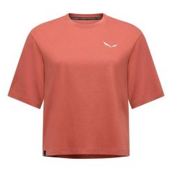 Damska koszulka o luźnym kroju Salewa Eagle. Niebieskie t-shirty damskie Salewa, xl, bez wzorów, z bawełny, bez kołnierzyka. Za 224.00 zł.