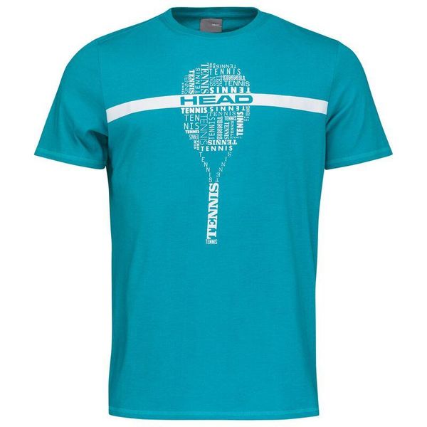 Koszulka tenisowa męska Head Typo Tshirt. Niebieskie t-shirty męskie Head, m, bez wzorów, bez kołnierzyka. Za 129.99 zł.