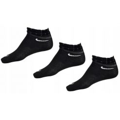 Skarpety Nike Everyday Dri-FIT czarne 35/37. Czarne skarpety męskie Nike, bez wzorów, z bawełny. Za 68.99 zł.