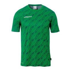 Koszulka Uhlsport Progressive 28. Białe koszulki sportowe męskie Uhlsport, bez wzorów, z materiału, bez kołnierzyka, bez ramiączek, do piłki nożnej. Za 147.50 zł.