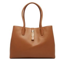 Torebka Furla. Brązowe torebki do ręki damskie Furla, bez wzorów, klasyczne, bez dodatków. Za 1,529.00 zł.