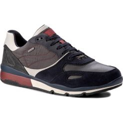 Sneakersy GEOX - U Sandford B Abx A U44S7A 020FU C4244 Navy/Dk Red. Niebieskie półbuty na co dzień męskie Geox, z materiału, bez zapięcia. W wyprzedaży za 289.00 zł.