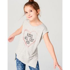 Dziewczęca koszulka z napisem little princess - Szary. T-shirty damskie marki Mohito. W wyprzedaży za 19.99 zł.