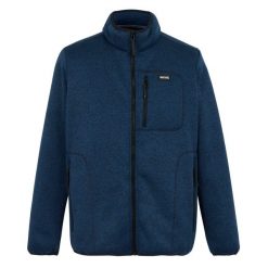 Męska Bluza Polarowa Barlee Marl Z Pełnym Zamkiem Błyskawicznym. Niebieskie bluzy męskie Regatta, m, bez wzorów, z polaru, bez kaptura, trekkingowe. Za 156.99 zł.