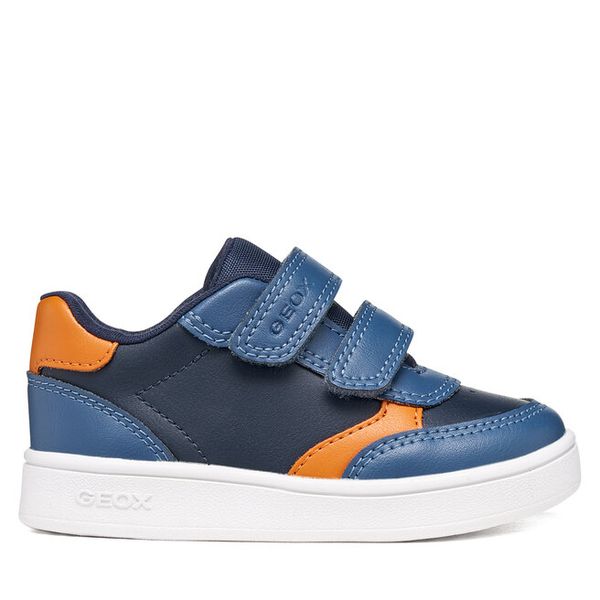 Sneakersy Geox. Niebieskie trampki i tenisówki chłopięce Geox, bez wzorów, bez zapięcia. Za 168.99 zł.