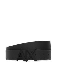 Armani Exchange Pasek 951017 CC505 M8307 Czarny. Czarne paski damskie Armani Exchange, bez wzorów, ze skóry. Za 299.99 zł.