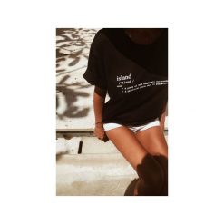 Koszulka z nadrukiem Bala Island Tee Black. T-shirty damskie marki Bala-lifestyle. Za 109.00 zł.