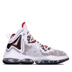 Buty koszykarskie męskie Nike Lebron 19 Sketch. Białe buty sportowe męskie Nike, z materiału, bez zapięcia, do koszykówki. Za 1,146.00 zł.