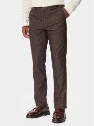 Tommy Hilfiger Chinosy Denton MW0MW44823 Brązowy ciemny Slim Fit. Brązowe eleganckie spodnie męskie Tommy Hilfiger, m, bez wzorów, z syntetyku. Za 529.99 zł.
