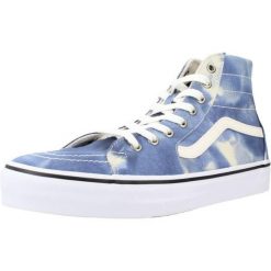 Buty VANS SK8-HI TAPERED Niebieski. Niebieskie trampki męskie Vans, bez wzorów, ze skóry, bez zapięcia. Za 290.99 zł.