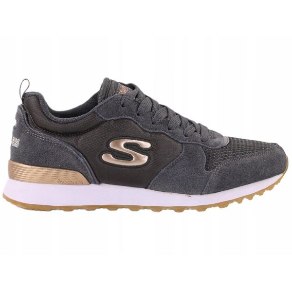 Buty na co dzień damskie SKECHERS RETROS OG 85 skóra. Szare obuwie sportowe damskie Skechers, bez wzorów, ze skóry, trekkingowe, Skechers Sport. Za 243.00 zł.