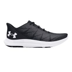 Buty Treningowe Dla Kobiet Charged Speed Swift. Czarne obuwie sportowe damskie Under Armour, bez wzorów. Za 325.99 zł.