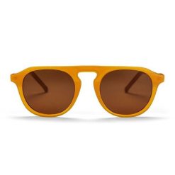 Okulary CHPO Hudson musztardowe 16134HA. Brązowe okulary przeciwsłoneczne męskie CHPO BRAND. Za 156.51 zł.