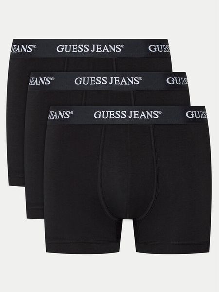 Guess Jeans Komplet bokserek M4BZ48 K6YW1 Czarny. Czarne bokserki męskie Guess Jeans, m, z aplikacjami, z bawełny. Za 149.99 zł.