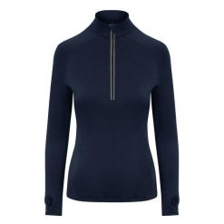 Bluza Damska CoolFlex Half Zip Top. Niebieskie bluzy damskie JUST COOL, s, bez wzorów, bez kaptura. Za 128.99 zł.
