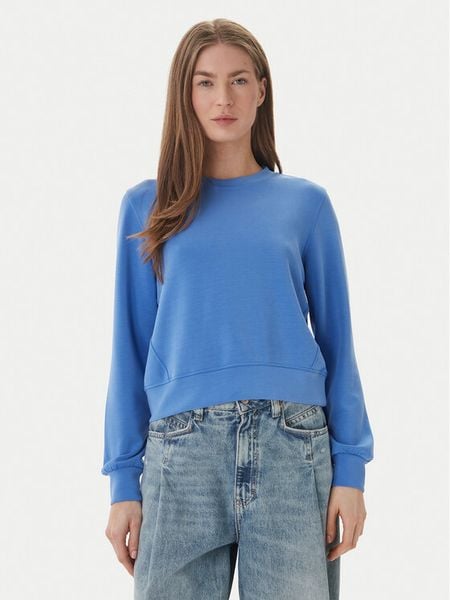 ONLY Bluza Maya 15369155 Niebieski Regular Fit. Niebieskie bluzy damskie Only, l, bez wzorów, z syntetyku, bez kaptura. Za 97.99 zł.