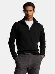 Polo Ralph Lauren Bluza Lsl 710671929001 Czarny Regular Fit. Czarne bluzy męskie Polo Ralph Lauren, m, bez wzorów, z bawełny, bez kaptura. Za 679.99 zł.