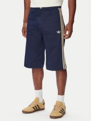 Adidas Szorty materiałowe Firebrid Twill Jorts KR7234 Granatowy Regular Fit. Niebieskie szorty męskie Adidas, m, bez wzorów, z bawełny. Za 259.99 zł.