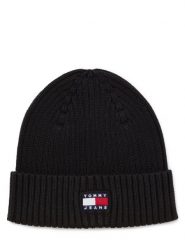 Tommy Jeans czapka z dzianiny Mężczyźni Bawełna czarny, ONE SIZE. Czarne czapki i kapelusze męskie Tommy Jeans, bez wzorów, z bawełny, eleganckie. Za 149.95 zł.